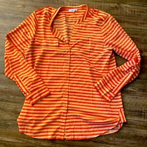 Calvin Klein beautiful silky button down shirt